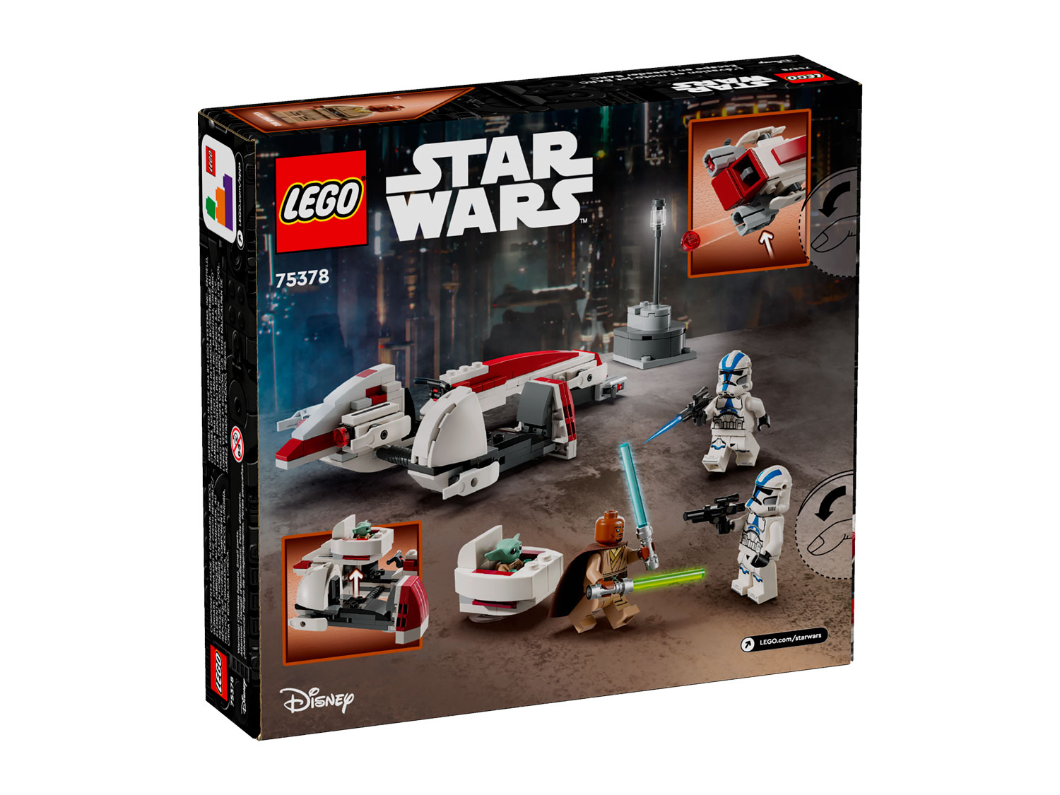 Конструктор LEGO Star Wars Побег на спидере блочный - фото 9