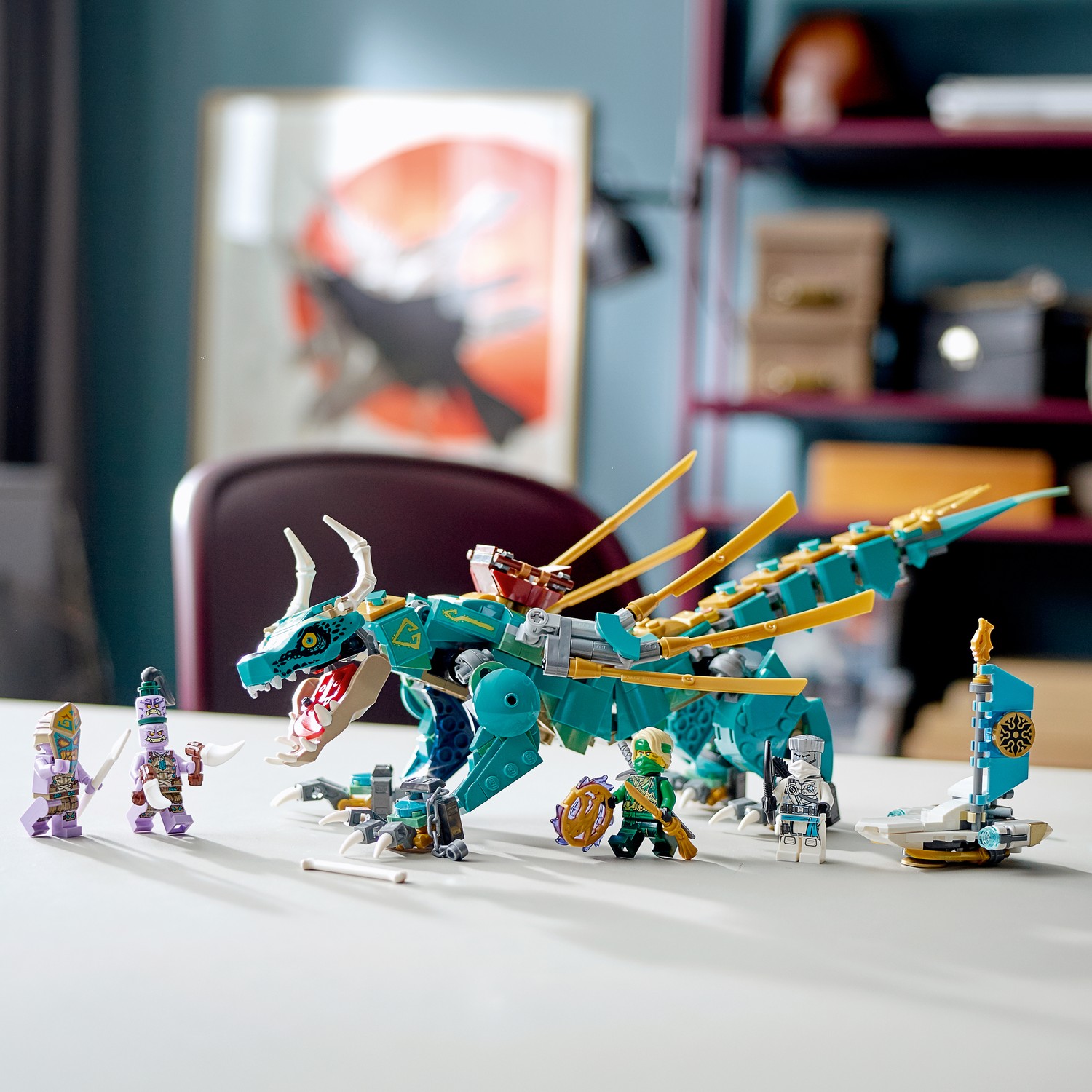 Конструктор LEGO NINJAGO Дракон из джунглей блочный - фото 8