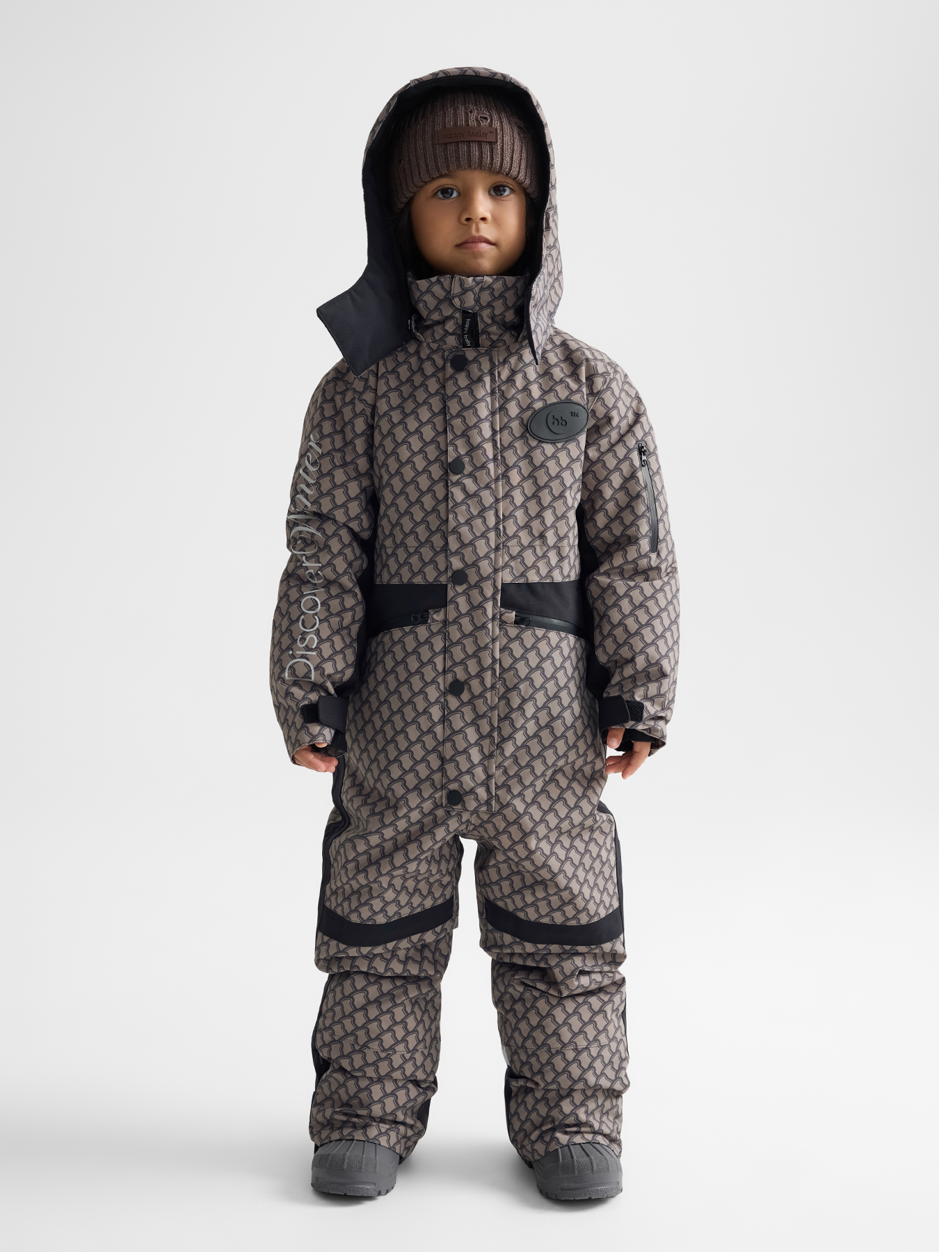 Комбинезон Happy Baby 89115-1_grey_ - фото 1