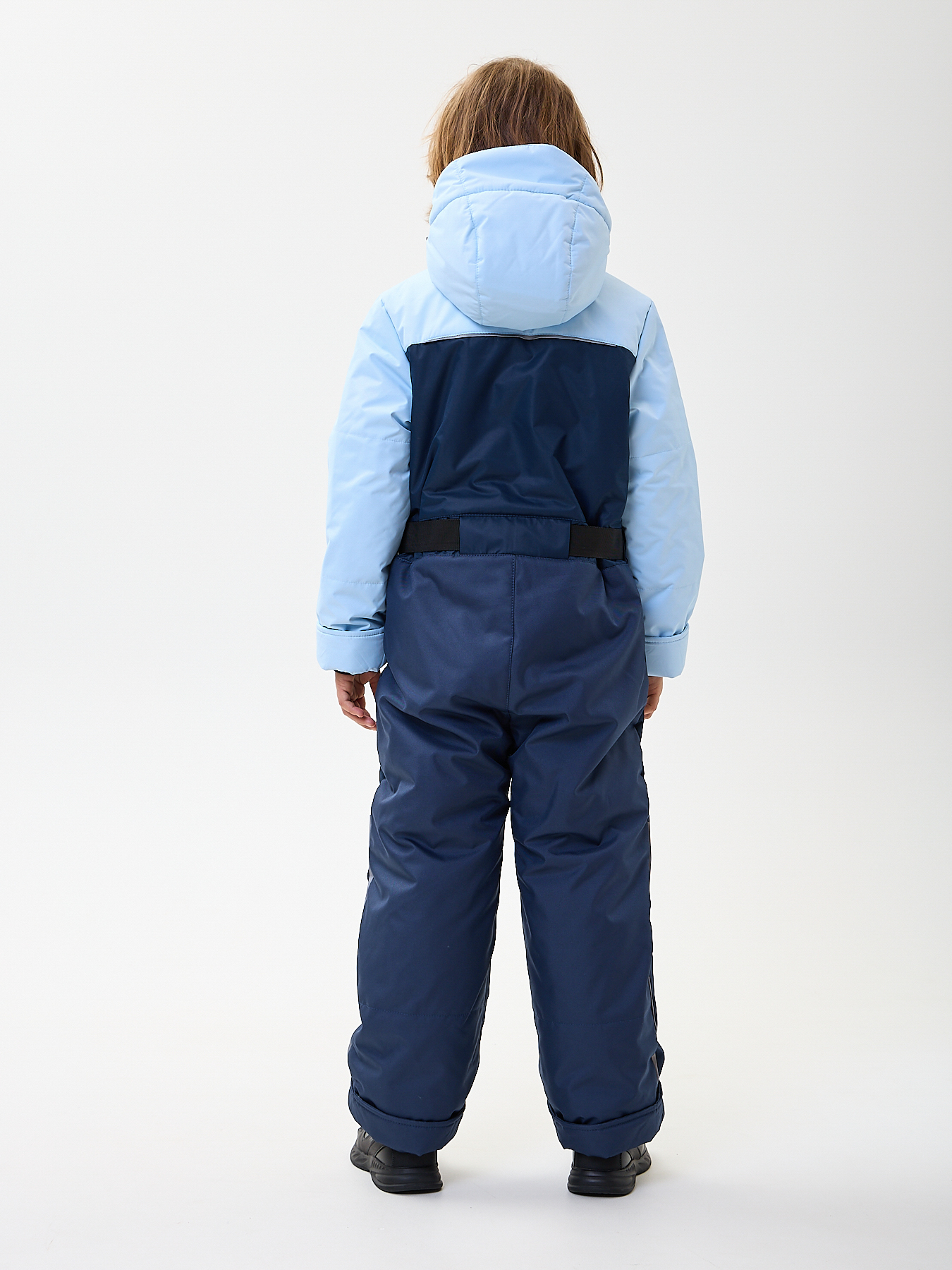 Комбинезон GooDvinKids КМ12019-21/темно-синий_голубой - фото 2