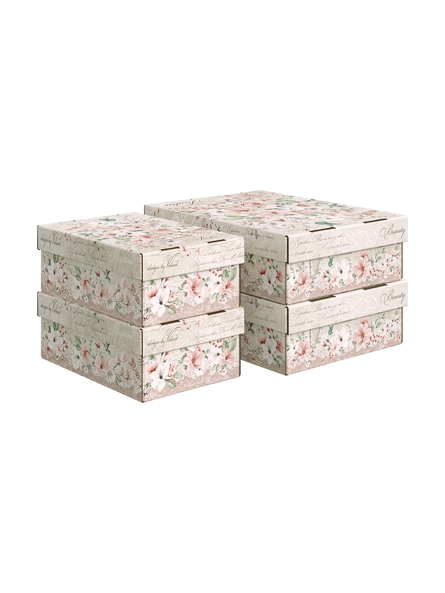 Коробка для хранения VALIANT набор 4 шт. - фото 1