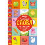 Мои первые слова Clever 15 книжек-кубиков. Развитие речи