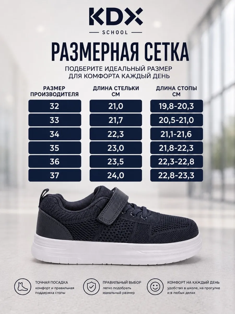 Туфли KDX FLSC-01 navy - фото 10