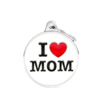 Адресник для животных MY FAMILY Круг Я люблю маму большой