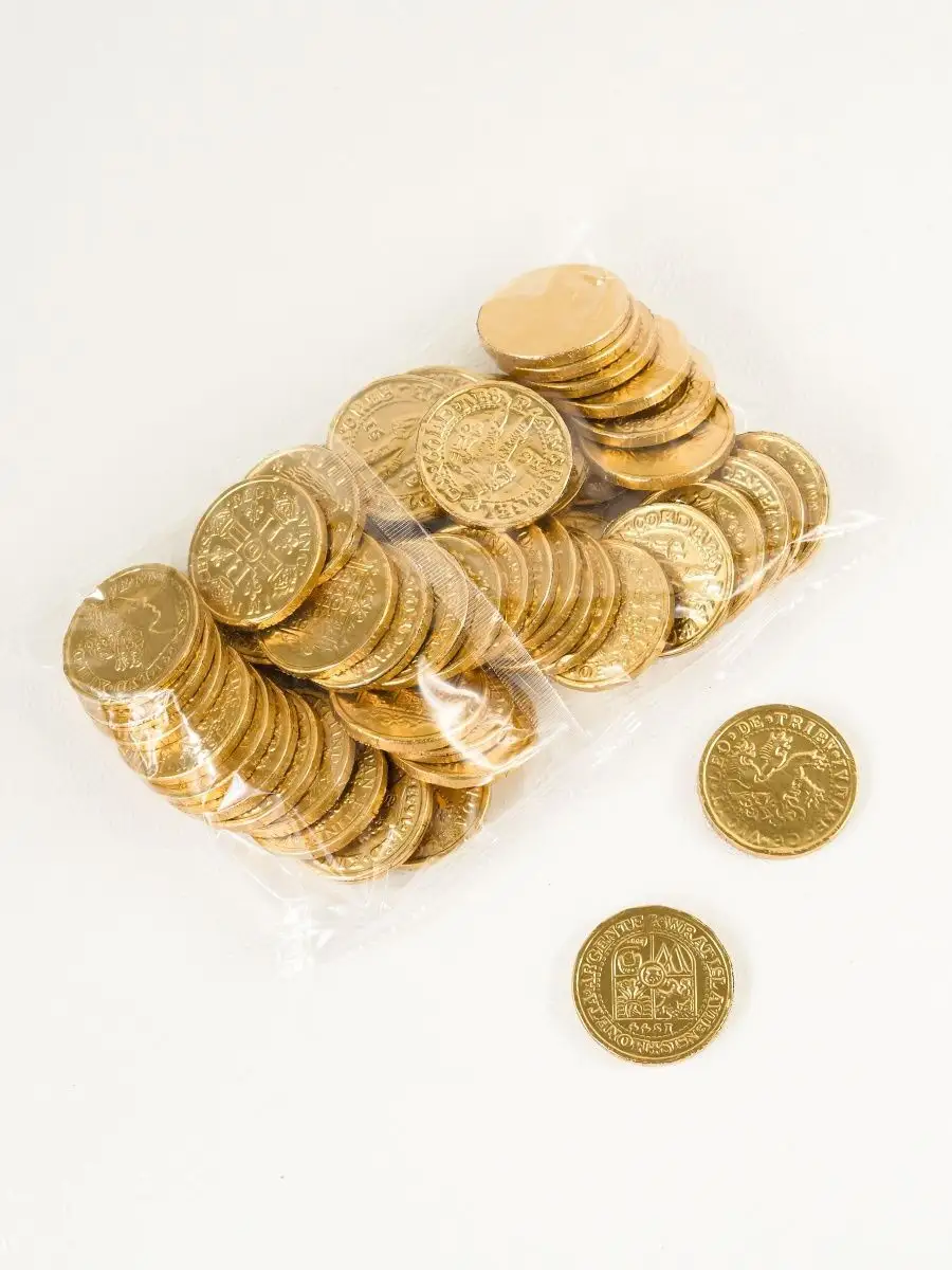 Шоколадные монеты KORTEZ Пиратский клад 50 шт по 6 г глазурь - фото 9