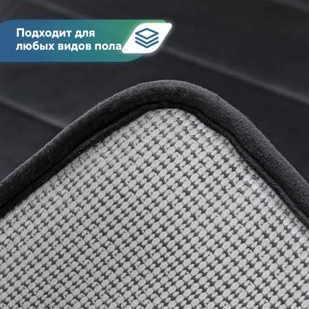 Набор ковриков для ванной и туалета VILINA 50х80 50х50 см Велюр
