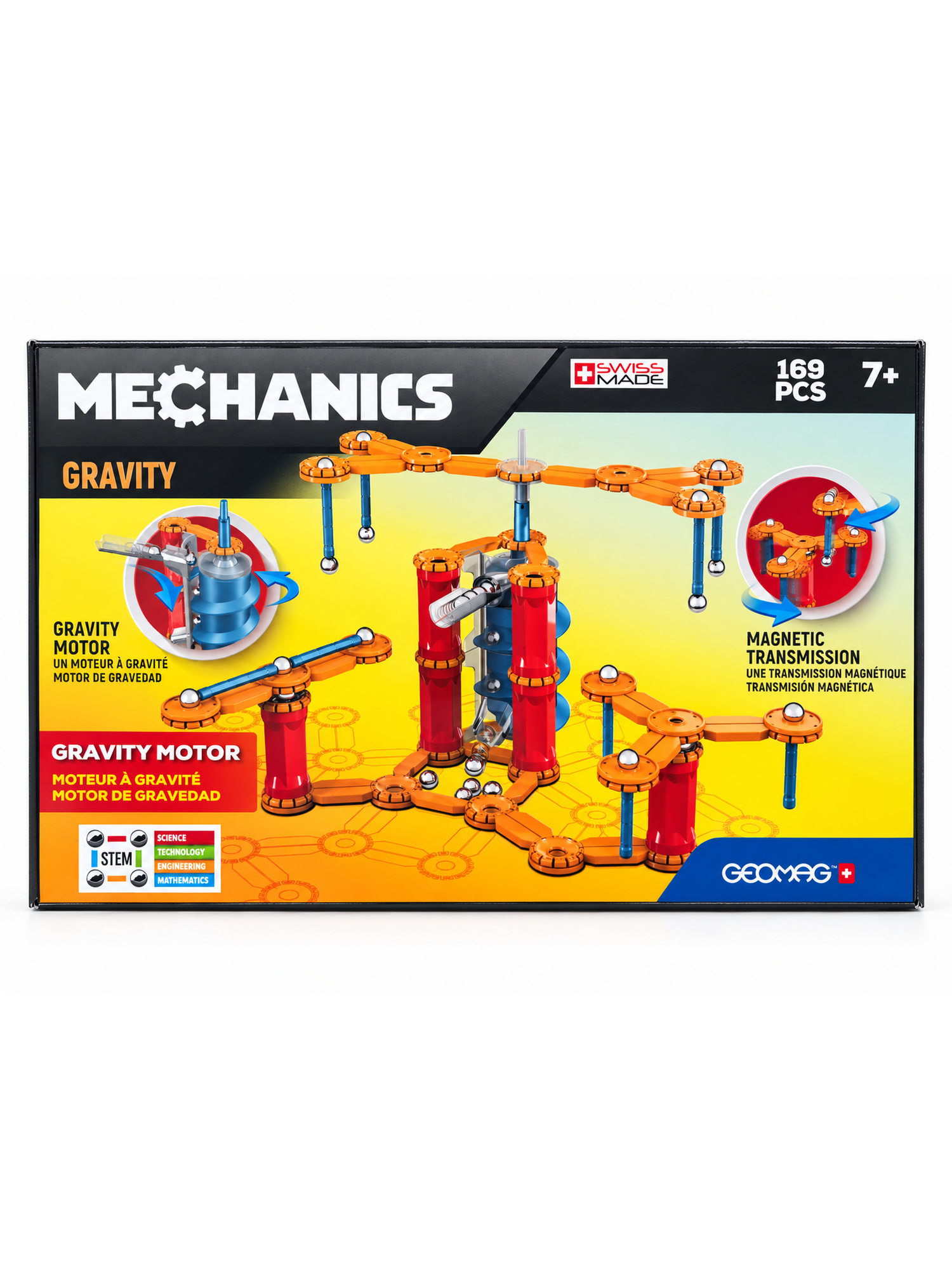 Конструктор Geomag Mechanics Gravity магнитный 169 дет. - фото 8