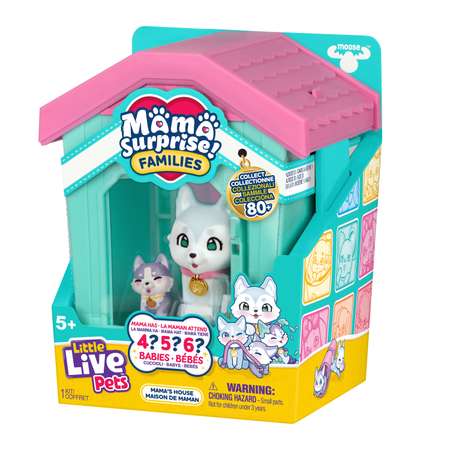 Игровой набор Moose cемья собачек в домике