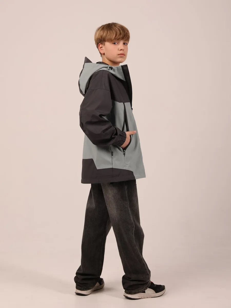 Ветровка Аврора 946-голубой/графит - фото 10