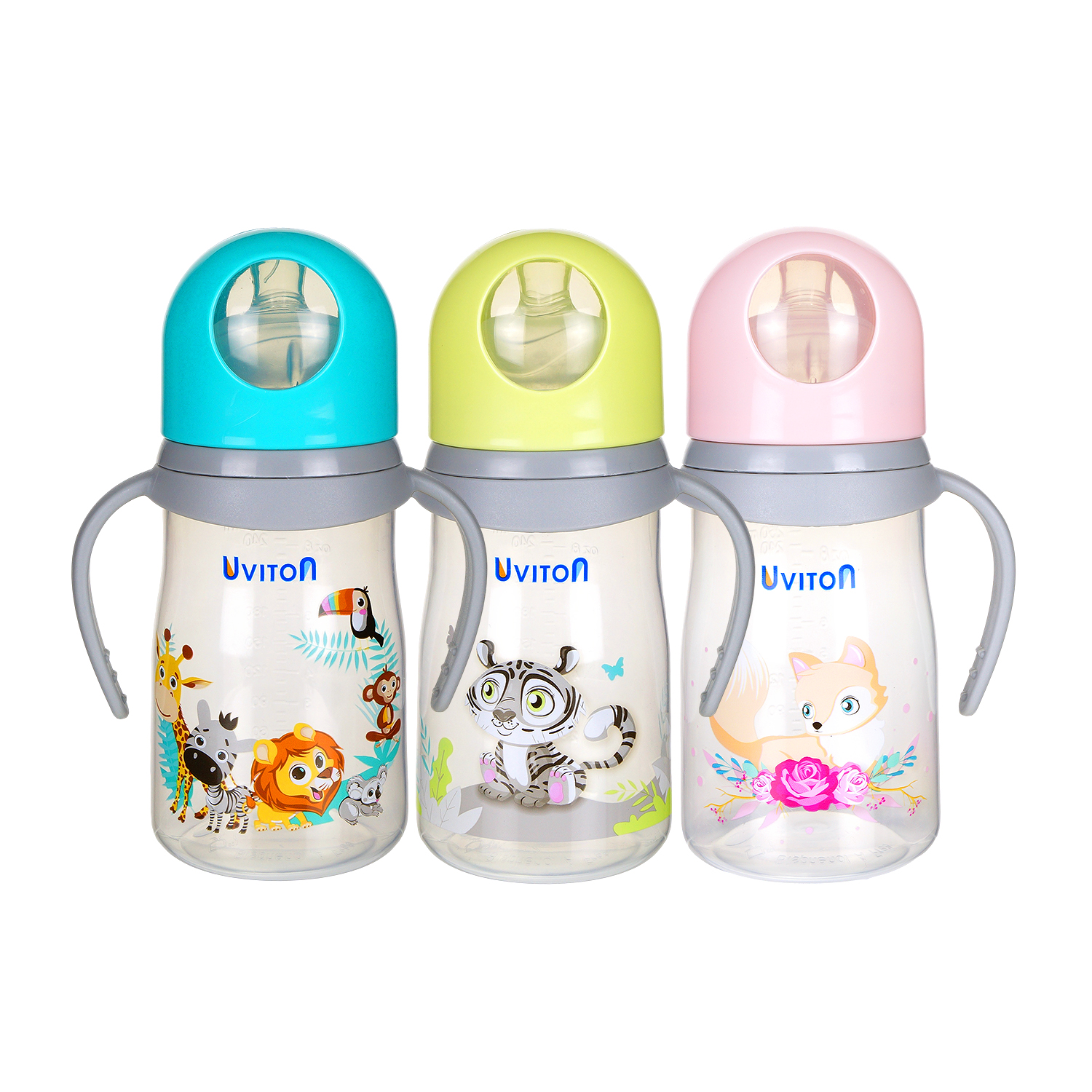 Бутылочка Uviton Anti-Colic 250 мл в ассортименте - фото 20