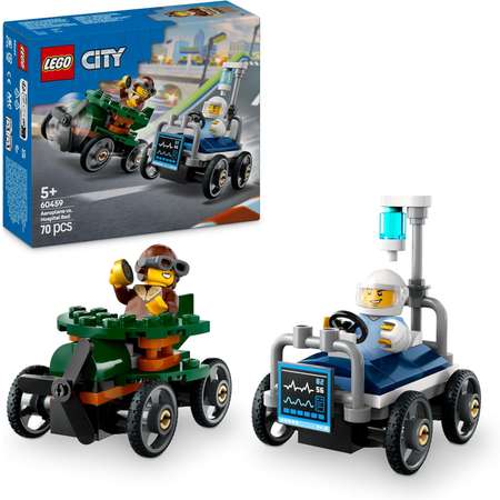 Конструктор LEGO City Самолет vs Скорая помощь блочный