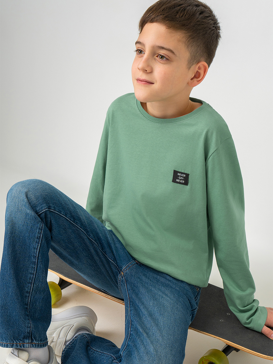 Лонгслив BONITO KIDS SS6096малахитовый - фото 8