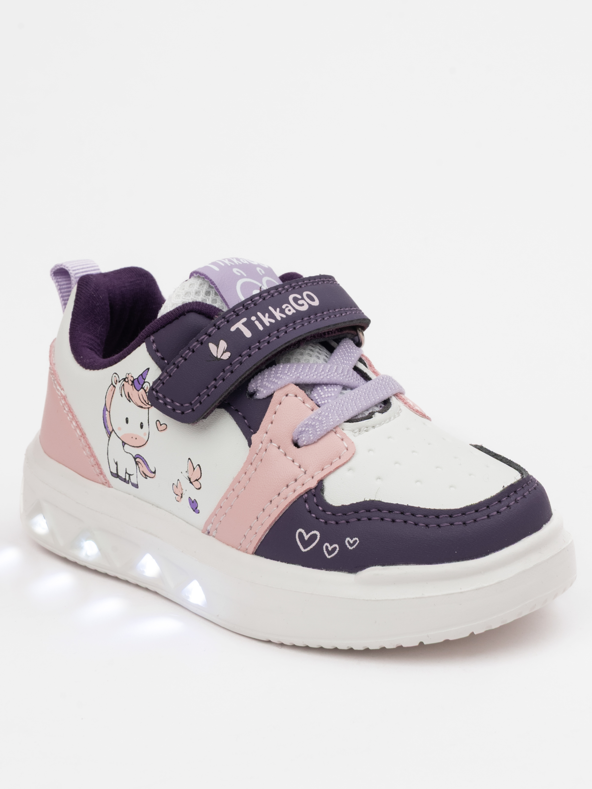 Кроссовки TikkaGo 1A05_6251-1_white-pink-violet - фото 4