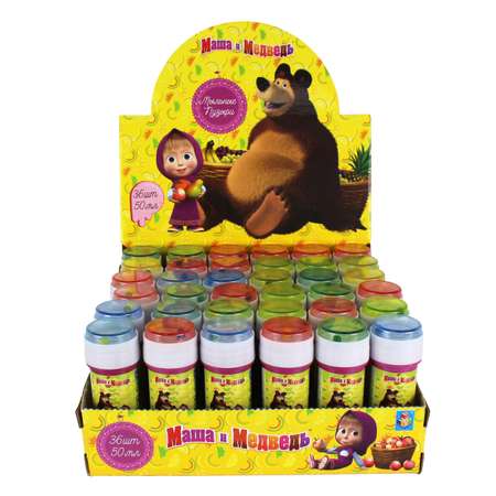 Мыльные пузыри 1TOY Маша и медведь в ассортименте
