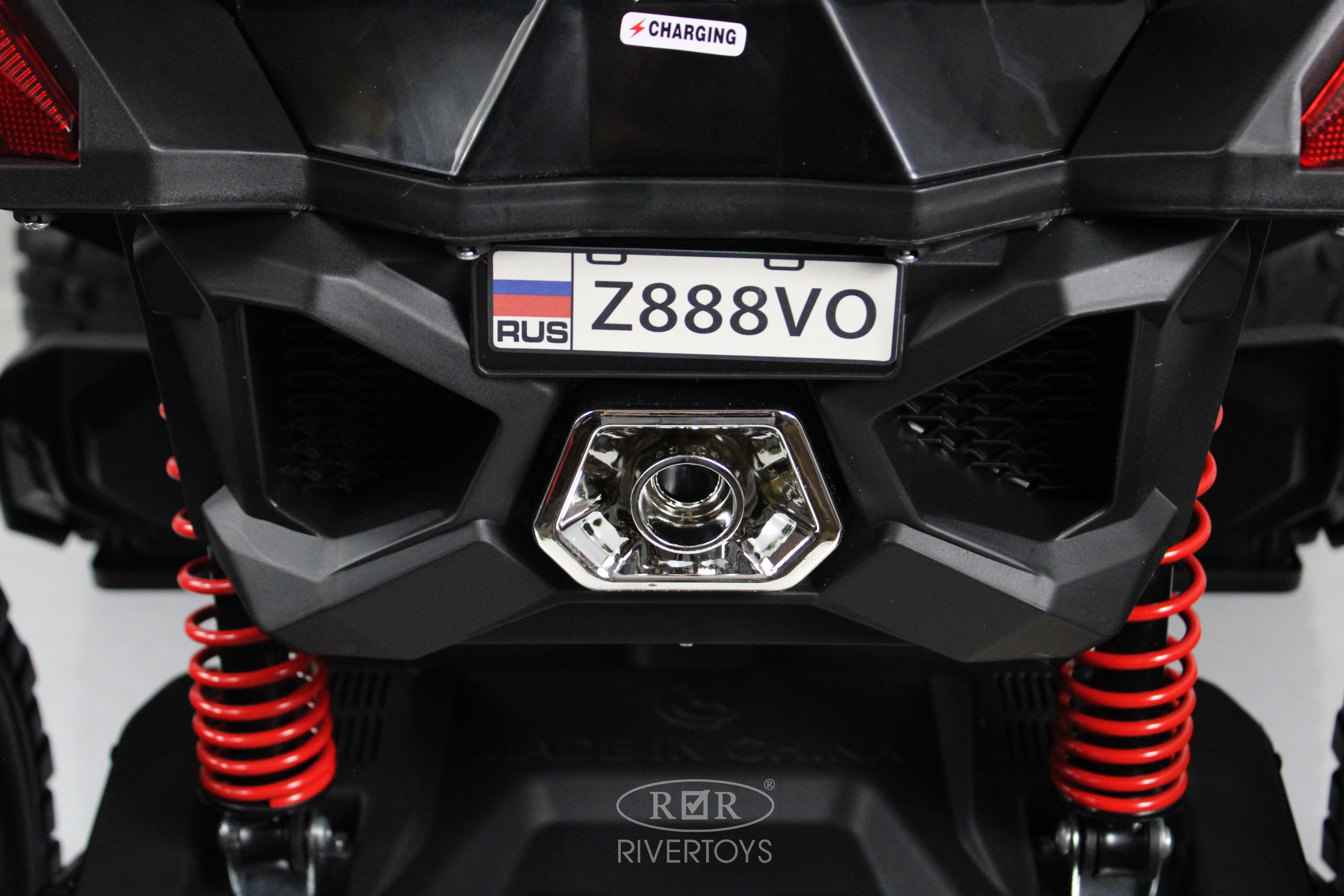Электромобиль RIVERTOYS Z888VO-BLACK С пультом ДУ - фото 22
