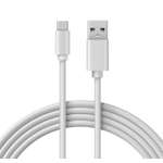 Кабель REXANT USB - Type-C 1 метр в белой ПВХ оплетке