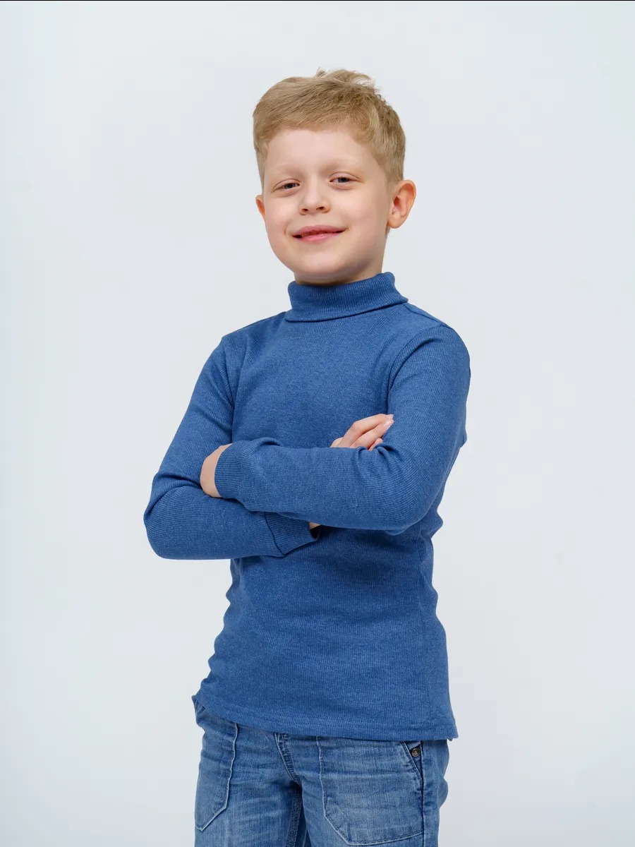 Водолазка TOTEMFOX 231КН2(2)F/индиго меланж - фото 11