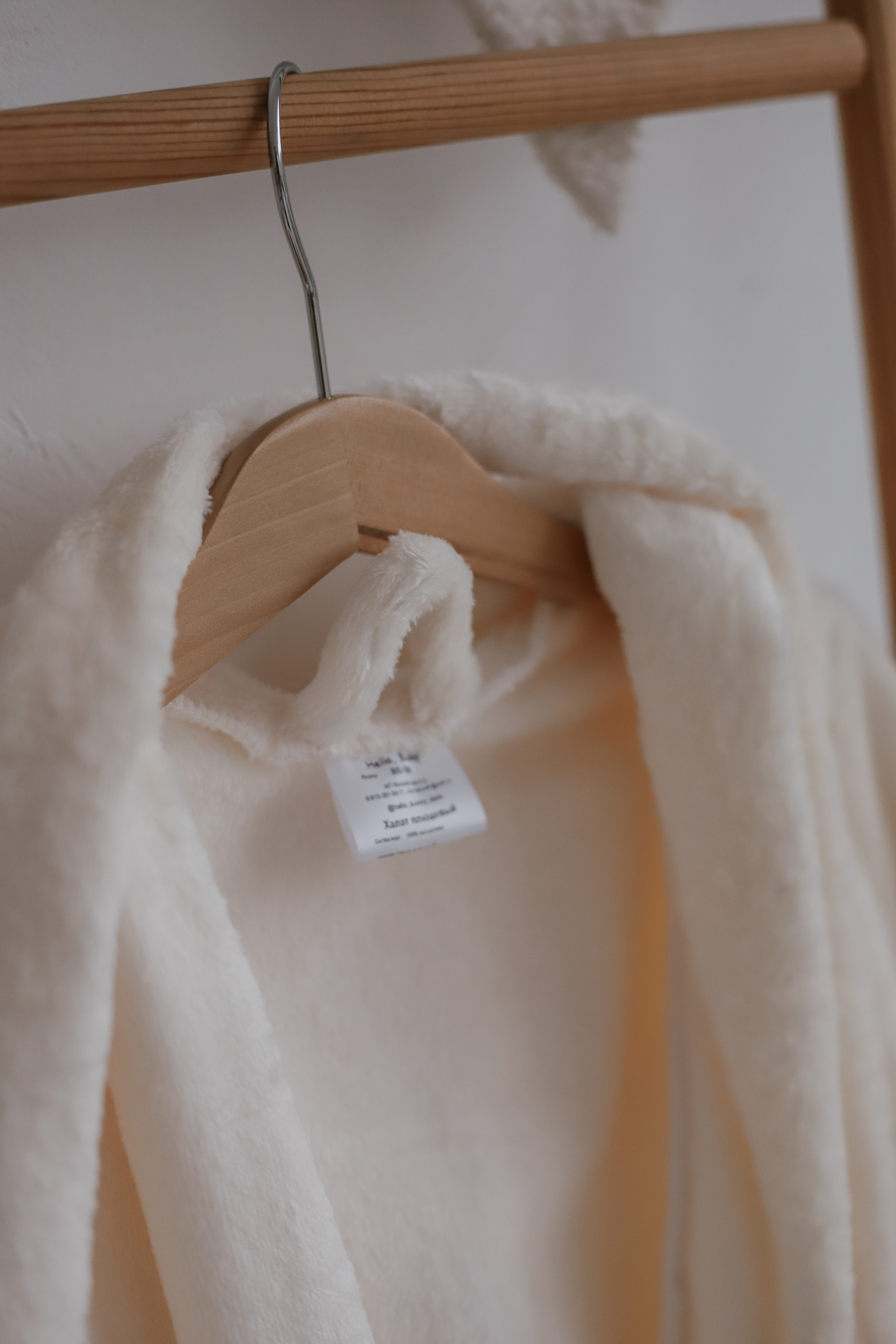 Халат Hello,Bunny halatplychmicha/молочный - фото 3