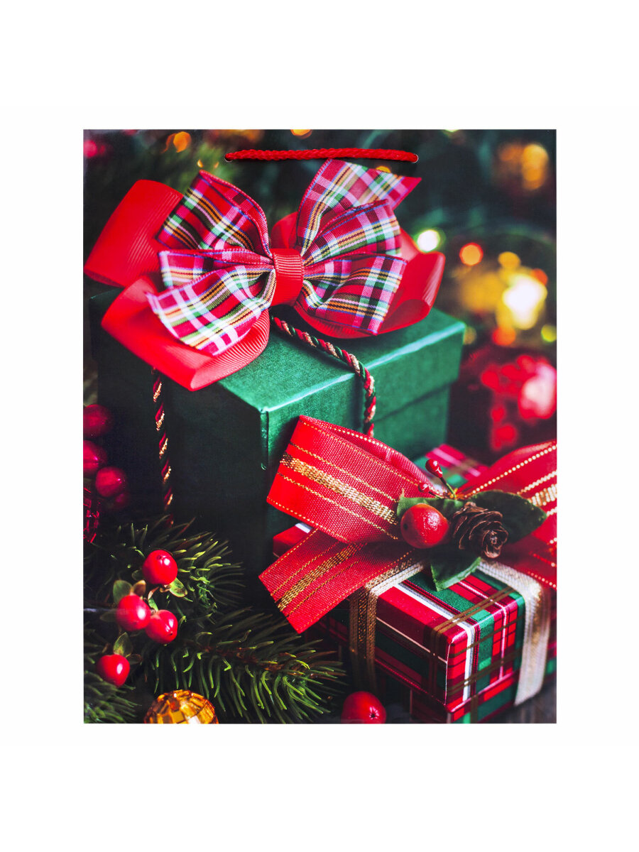 Подарочный пакет Золотая сказка новогодний для упаковки - фото 7