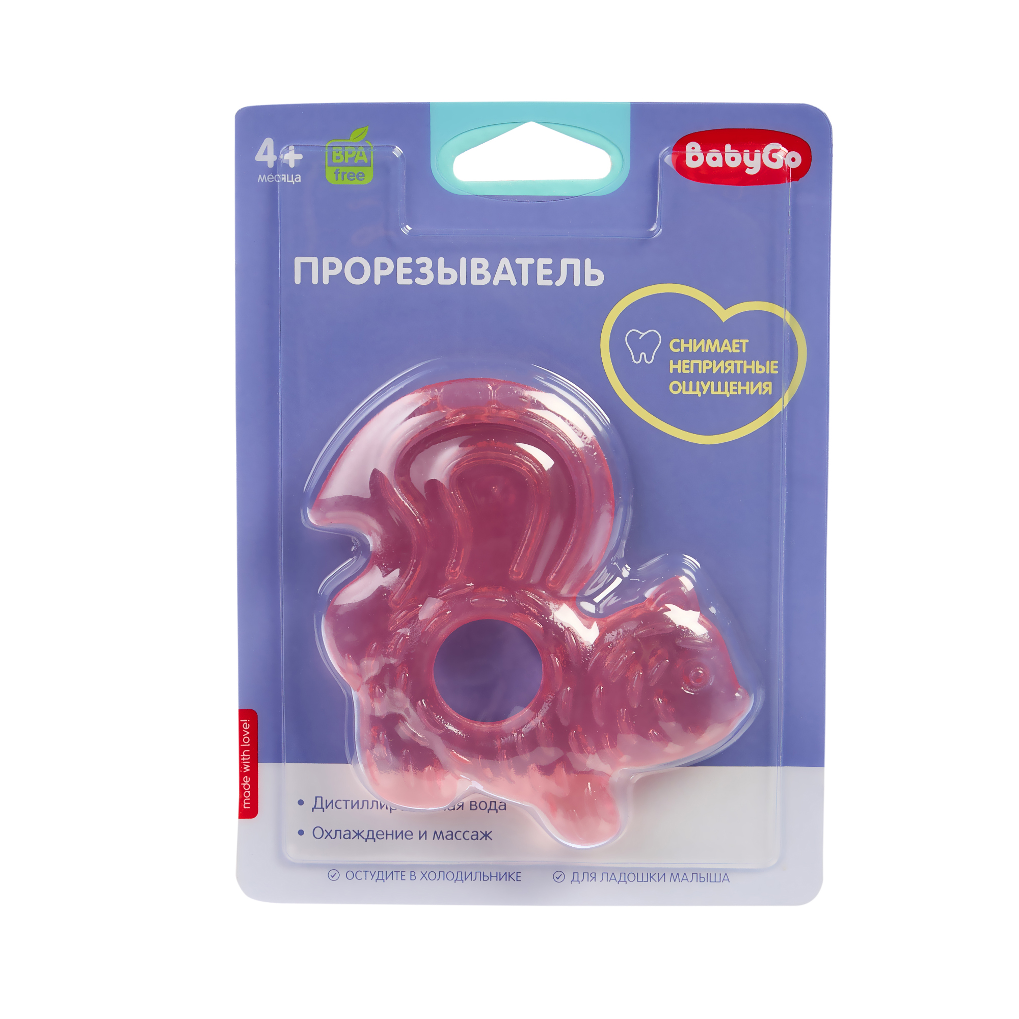 Прорезыватель BabyGo Белка - фото 4
