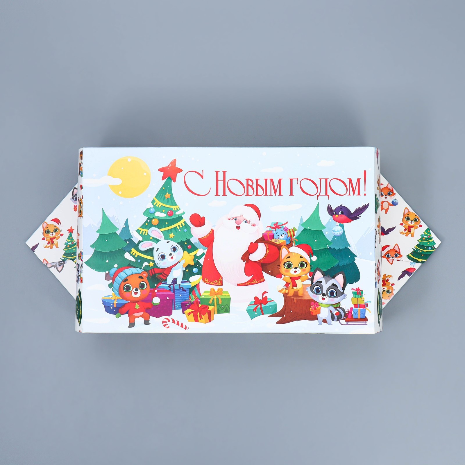 Сборная коробка-конфета Дарите Счастье "Новый год", 18 х 28 х 10 см - фото 5