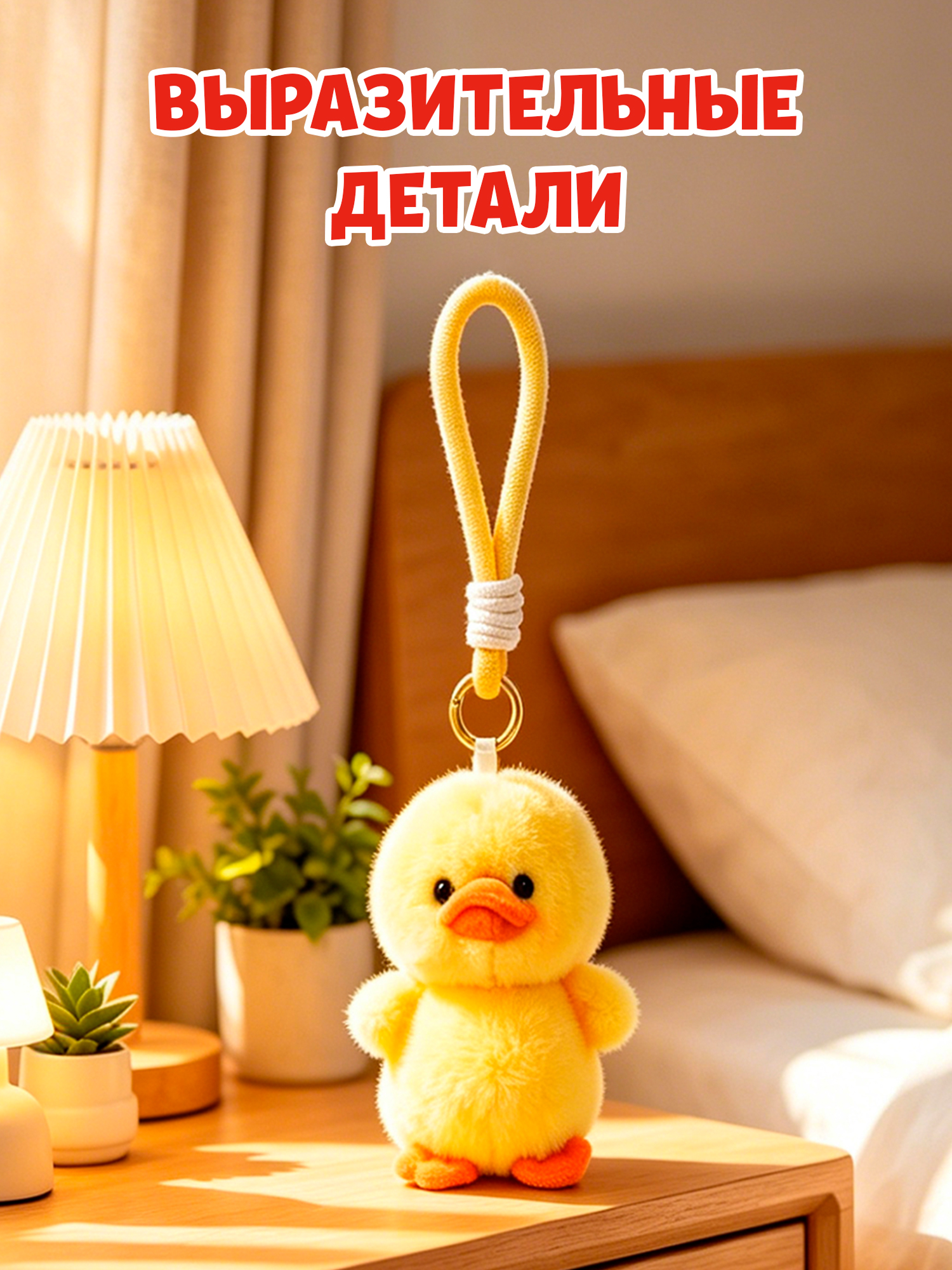 Брелок Upset Duck на цепочке - фото 2