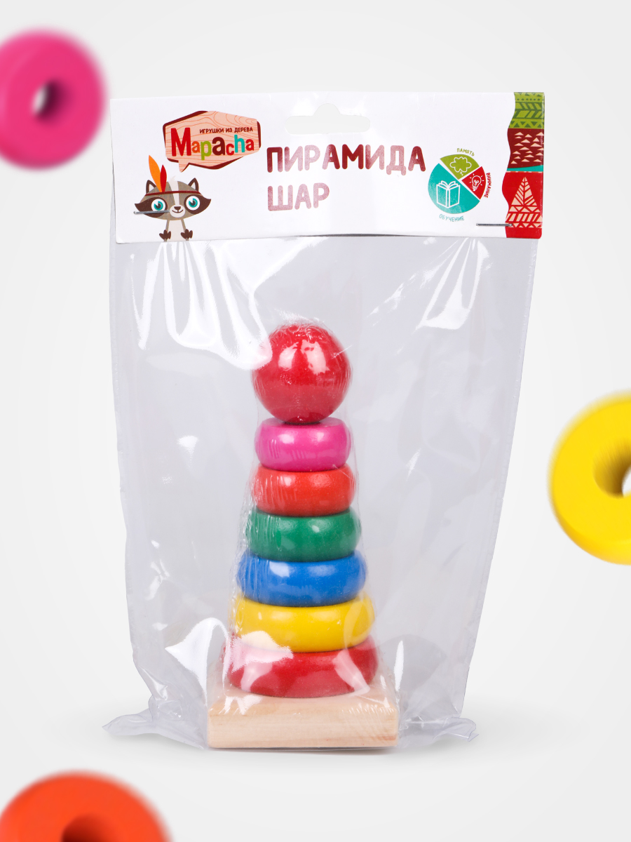 Игрушка Mapacha пирамидка - фото 6