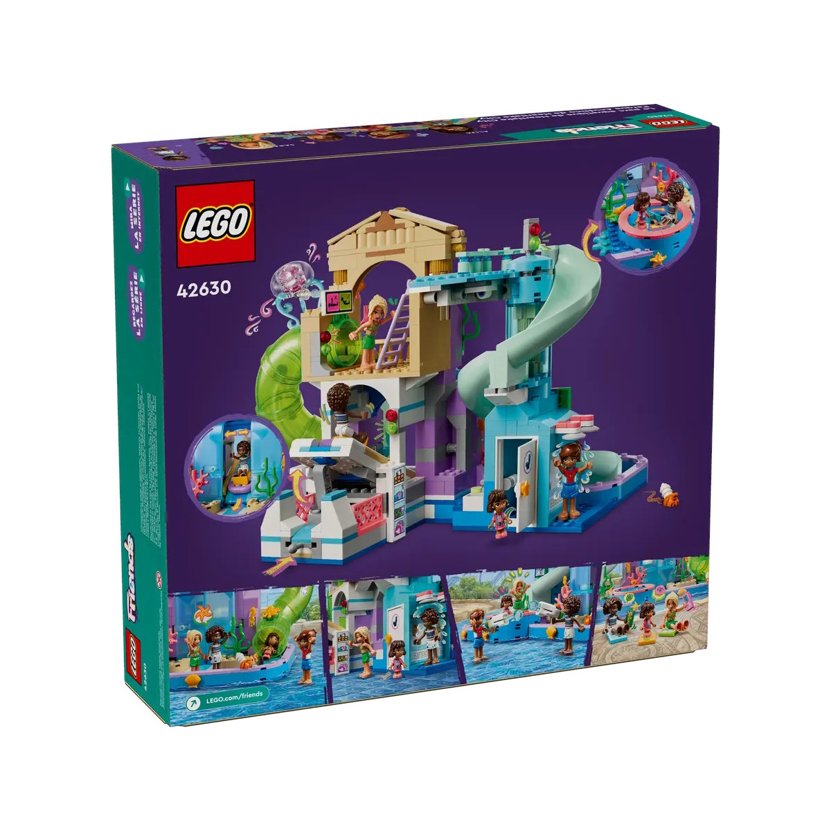 Конструктор LEGO Friends Аквапарк Хартлейк-Сити блочный - фото 6