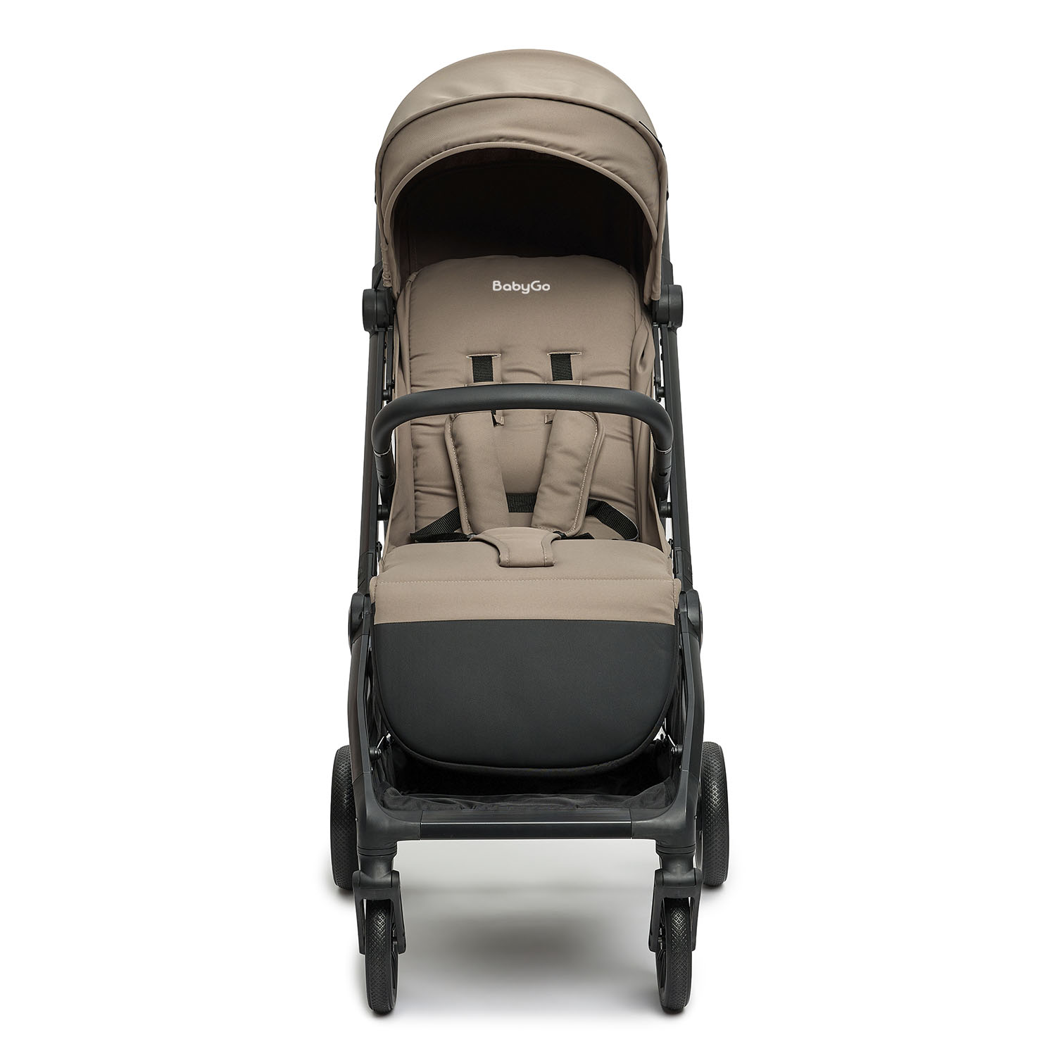 Коляска прогулочная BabyGo Mira New бежевый - фото 17