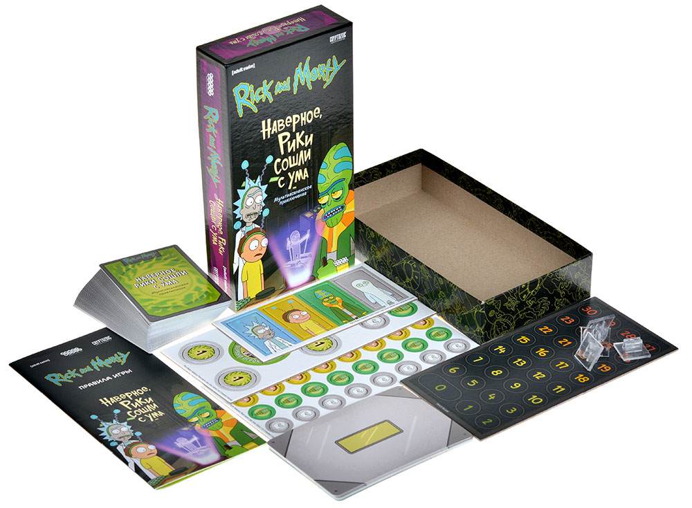 Настольная игра Hobby World Рик и Морти. Рики сошли с ума - фото 2