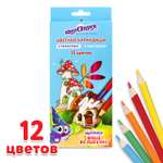 Карандаши цветные Юнландия 12 шт.