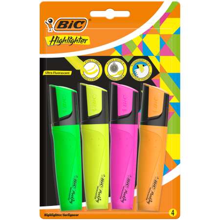 Текстовыделители BIC 4 цв.