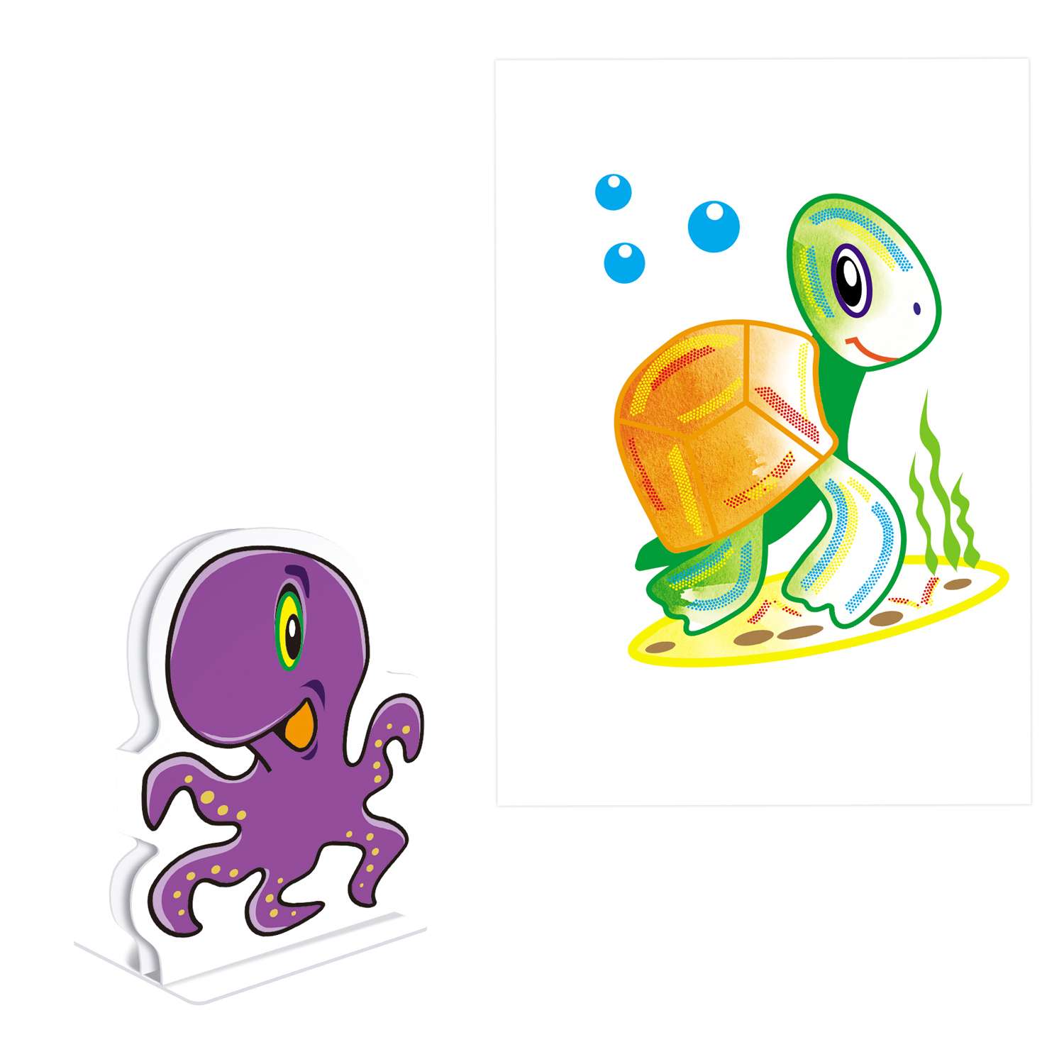 Набор для творчества Фантазер Раскраска без красок (8 картинок) + конструктор в ассортименте 349351-349354 - фото 5