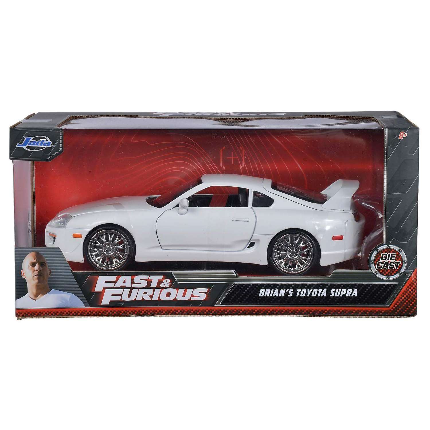 Автомобиль Jada Toyota Supra-White 1995 1:32 ТоуR225 - фото 2