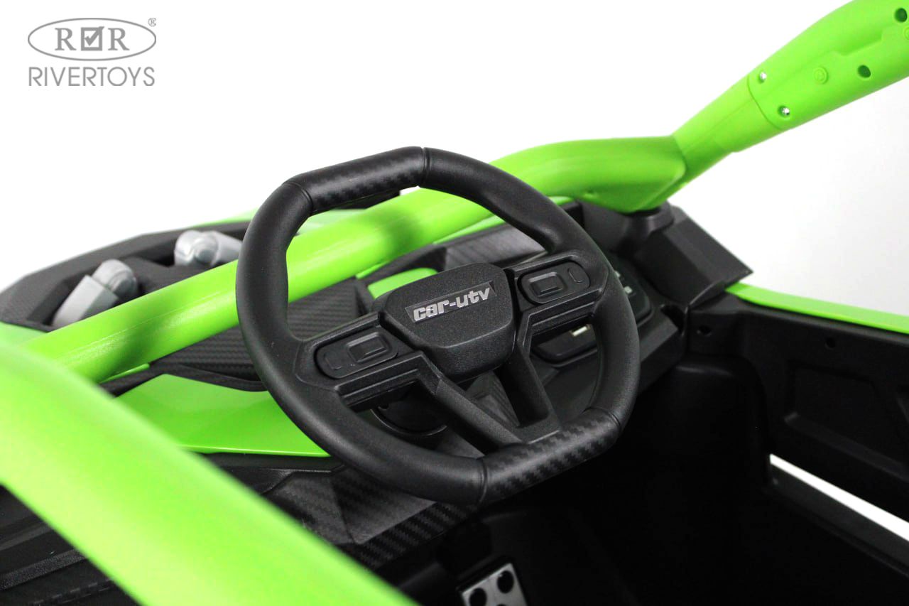 Электромобиль RIVERTOYS Z707ZZ-GREEN С пультом ДУ - фото 9