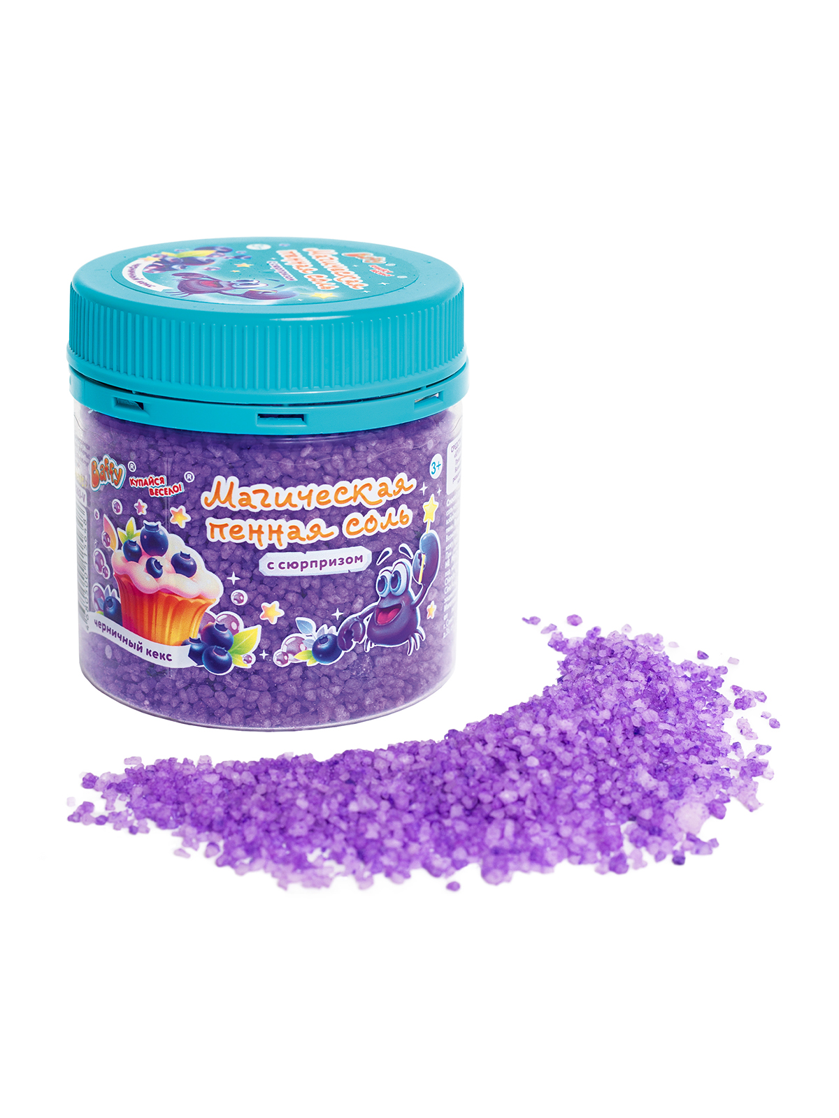 Соль для ванн Baffy фиолетовая - фото 1