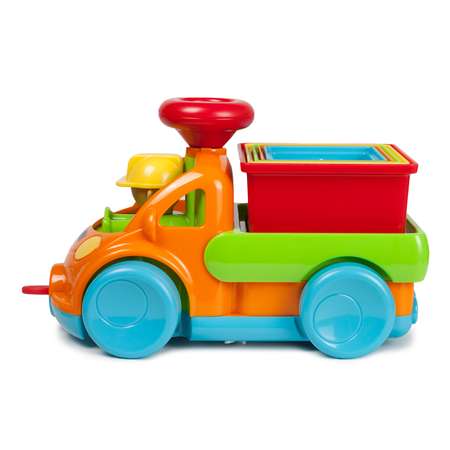 Грузовик Tomy с пирамидкой