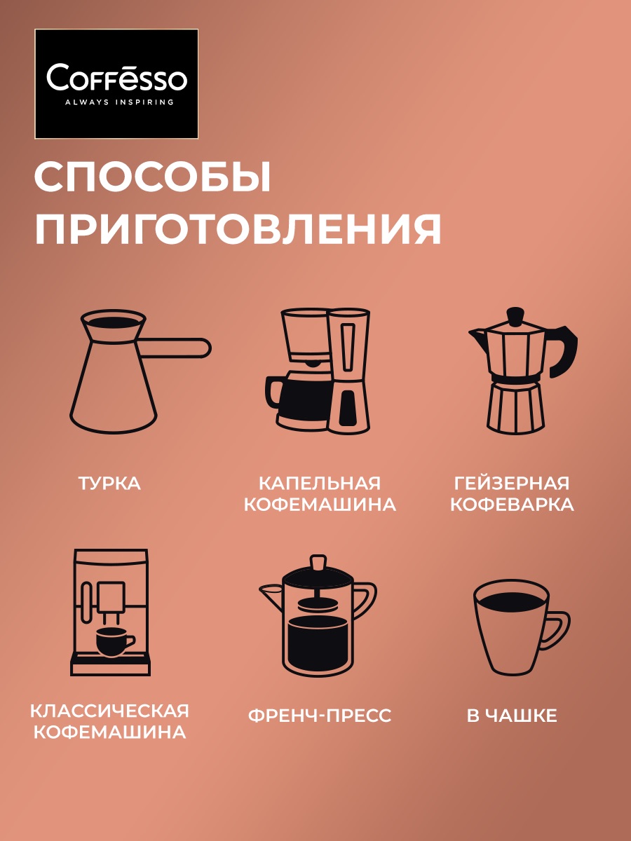 Кофе в зернах Coffesso Mokko - фото 7