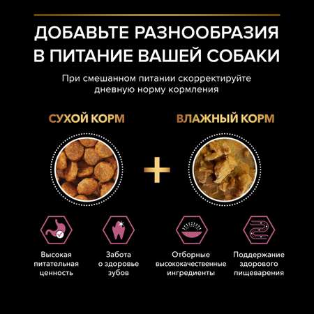 Корм для взрослых собак PRO PLAN 2.5кг+500г с лососем для собак мелких пород с чувствительной кожей