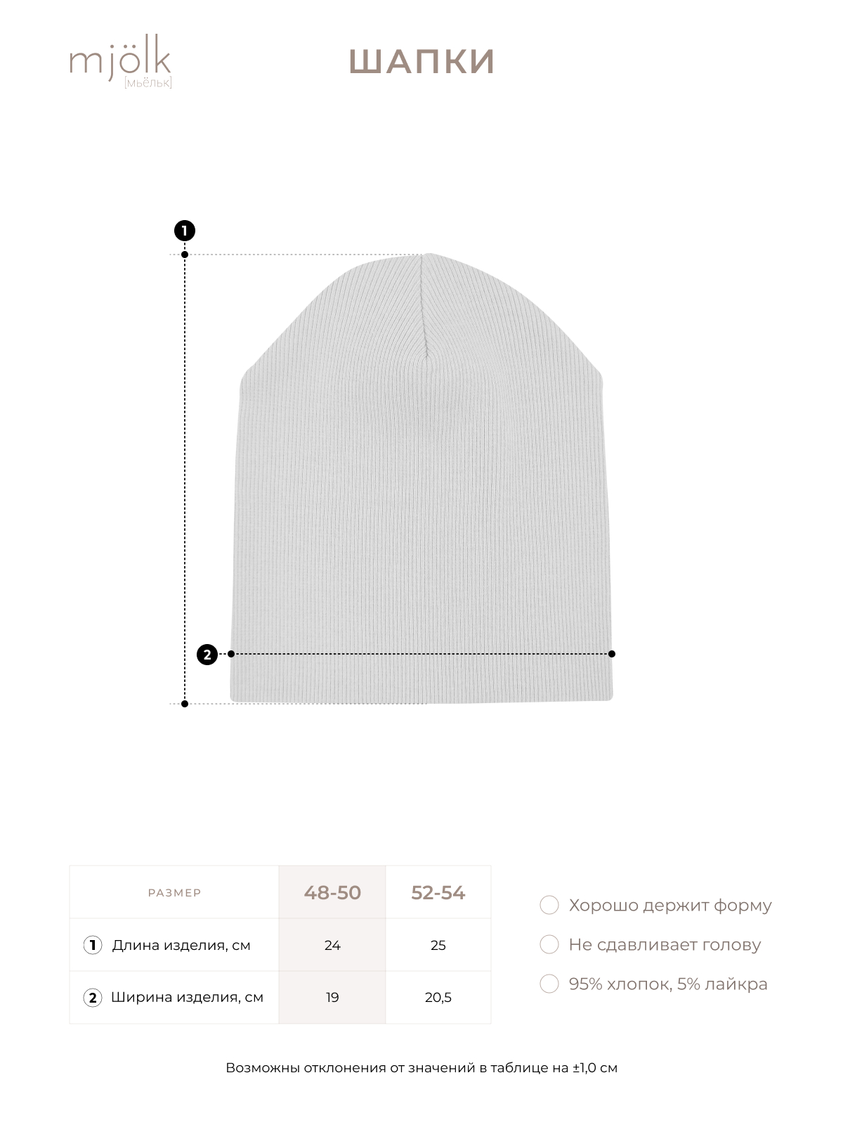 Шапка Mjolk 485079 - фото 7