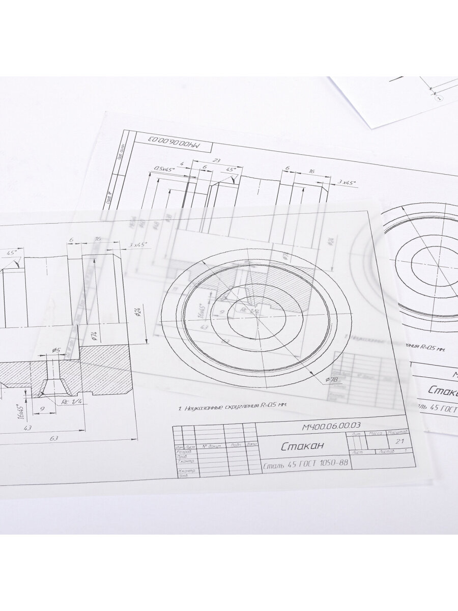 Калька Brauberg 100 лист. - фото 5