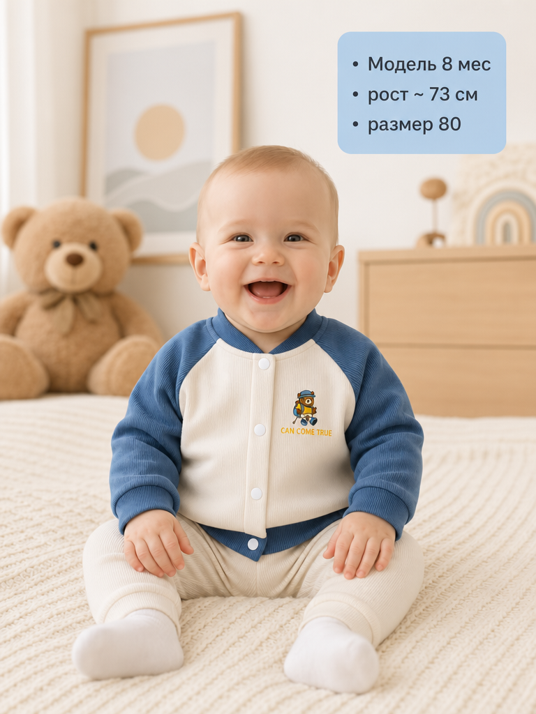 Бомбер Bambooland cardigan_bluebear - фото 7
