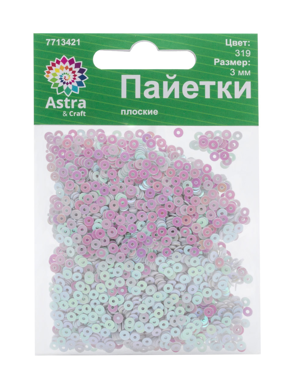 Набор для творчества Astra Craft бисер Пайетки - фото 6