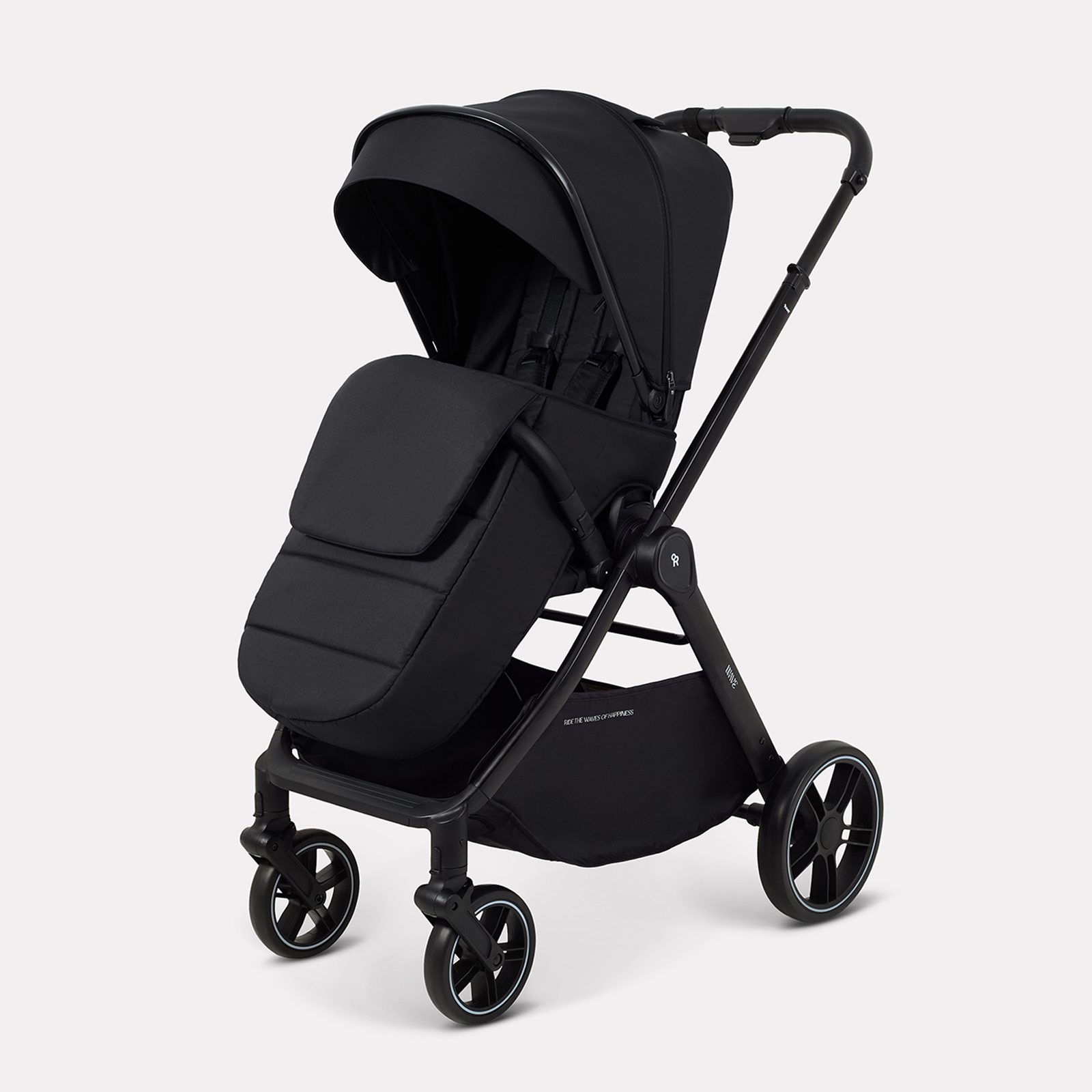 Коляска прогулочная Rant Basic Wave черный - фото 2