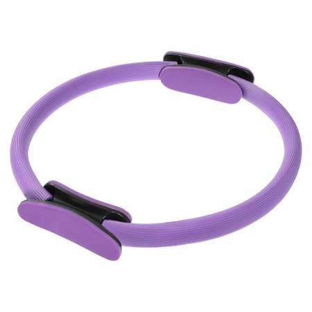 Изотоническое кольцо STRONG BODY обруч для йоги и пилатес d 38 см фиолетовое
