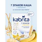 Каша молочная Kabrita 7 злаков на козьем молоке банан 180г с 6месяцев