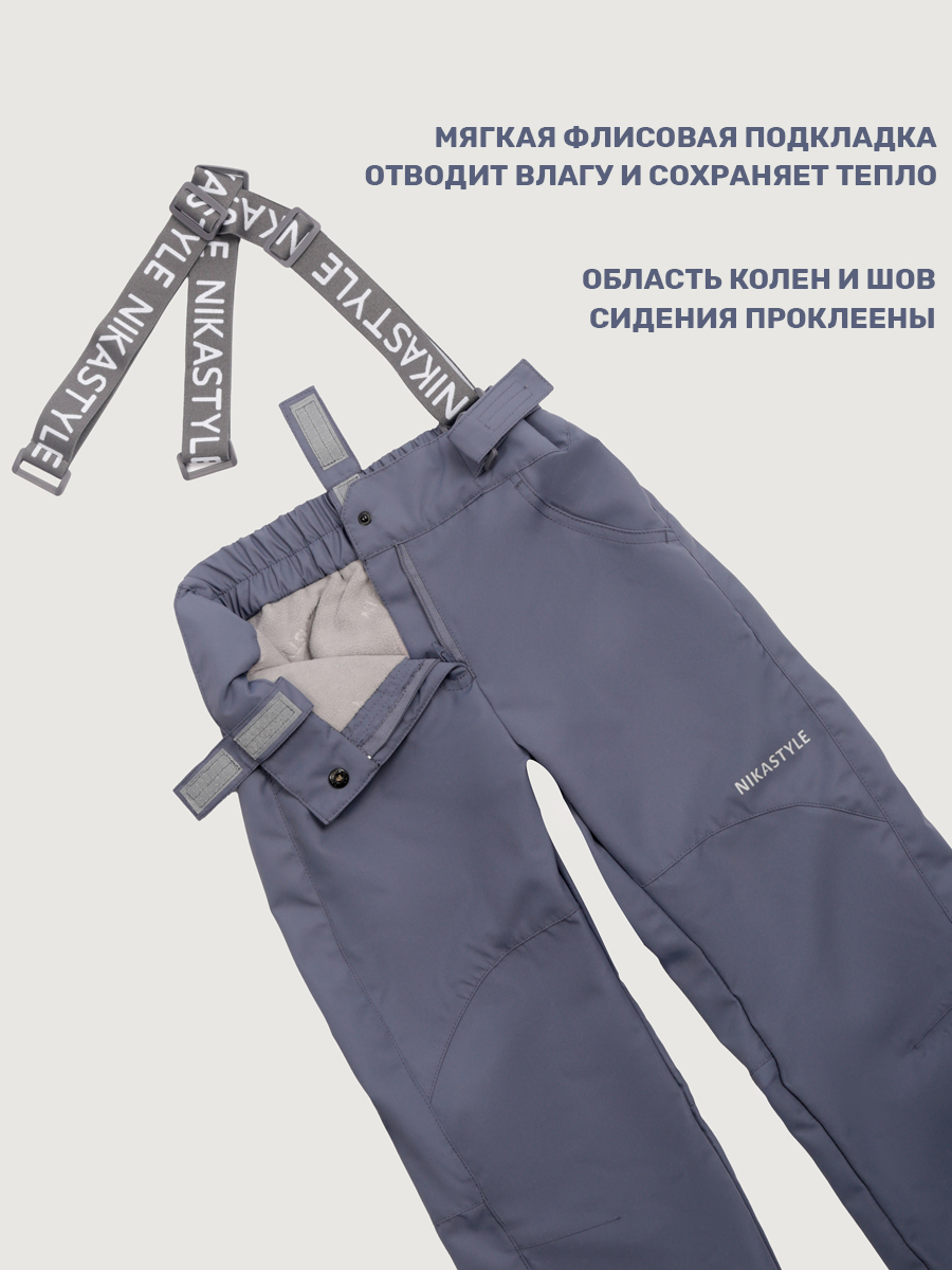 Брюки NIKASTYLE 2л3825 серый - фото 6