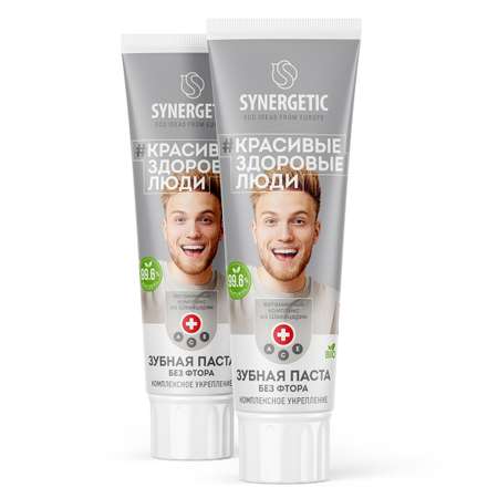 Зубная паста Synergetic без фтора мята