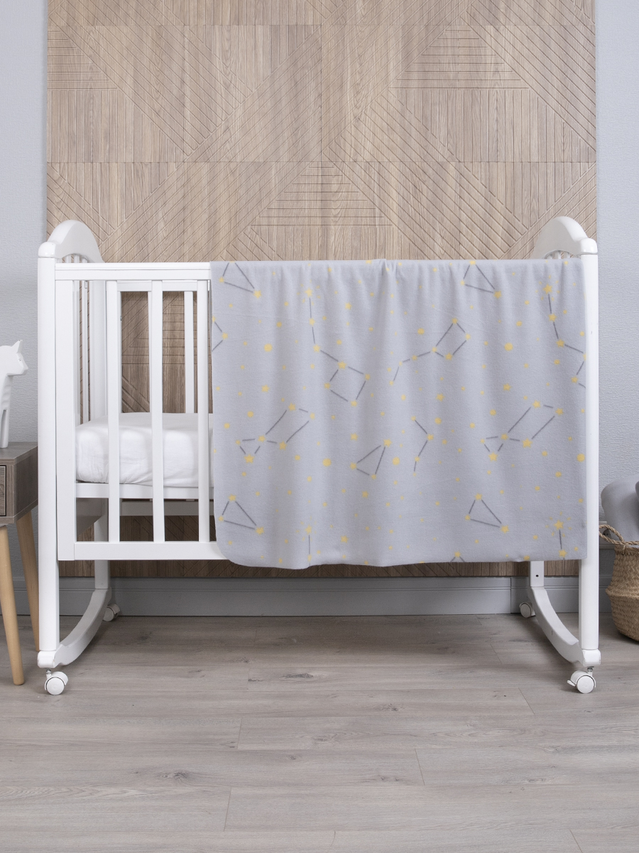 Плед Baby Nice Созвездия 100 x 140 см флис - фото 1