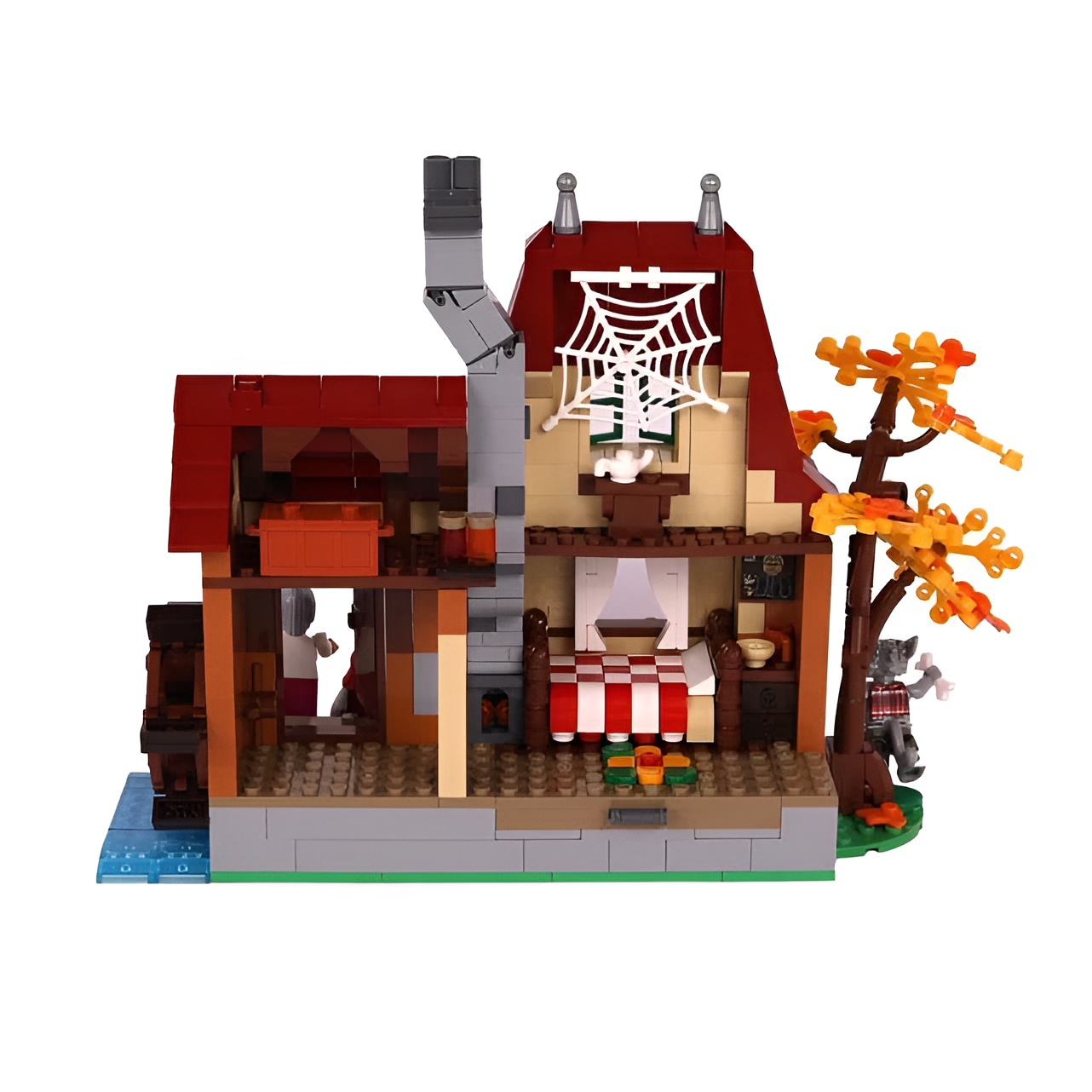 Конструктор brick labs Красная шапочка из мини-блоков 741 дет. - фото 2